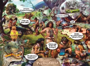 La Prehistoria - Calendario Questión de Imagen y Cícero Artes Gráficas